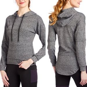 S2 Sportswear Heather Gray Hoodie, High-Low, sz M
